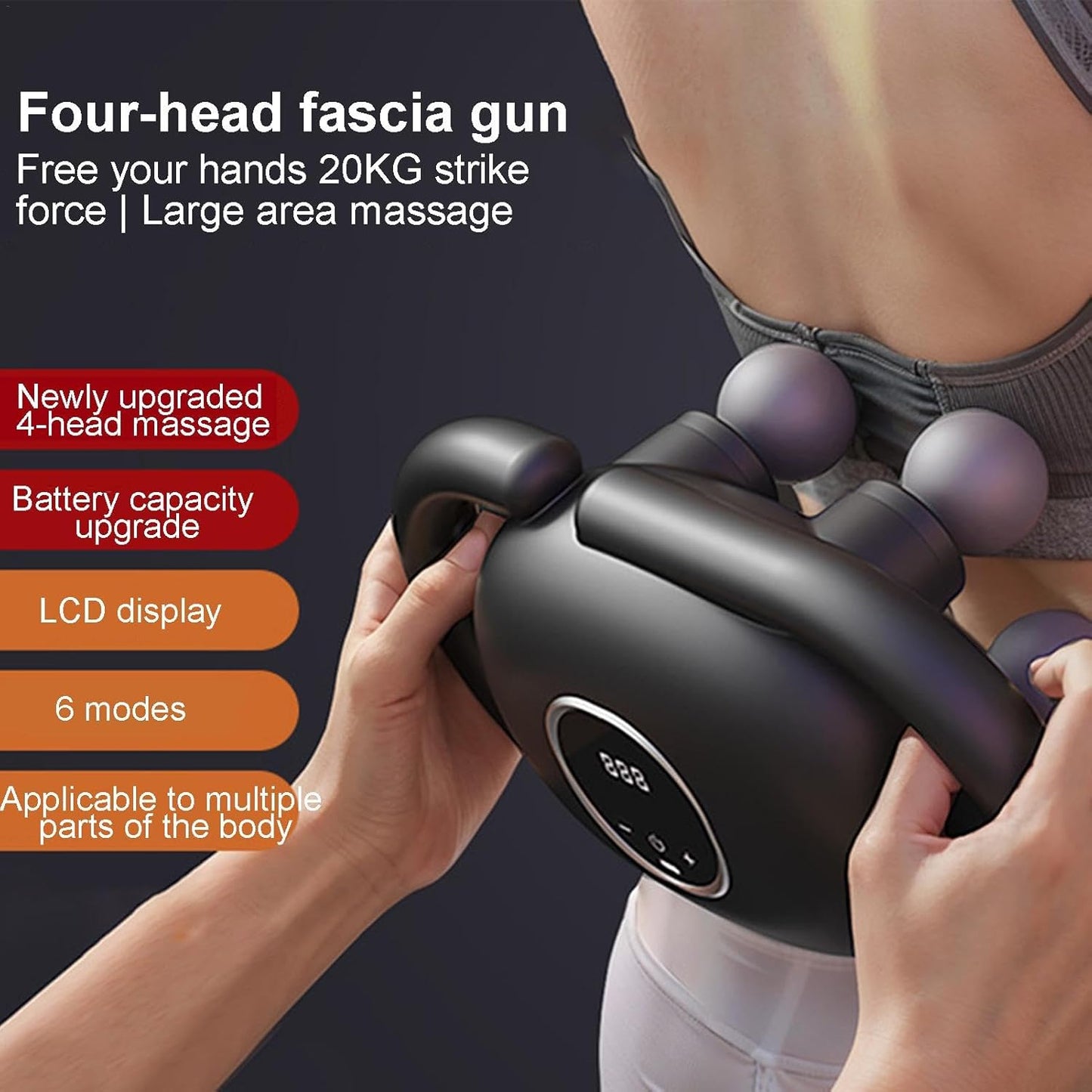 4-Head Muscle Massage Gun