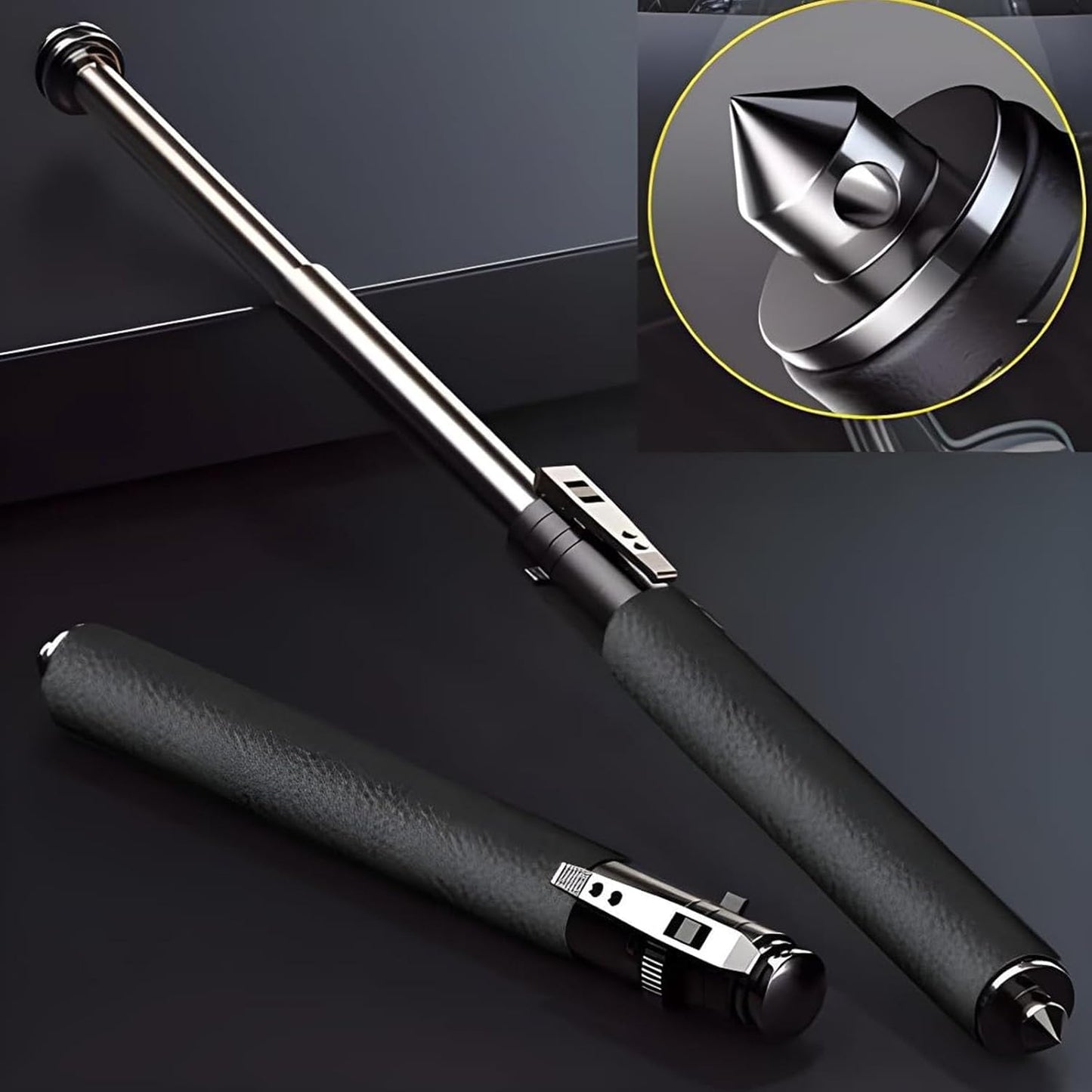 Hiking Pole with Self-Defense Function