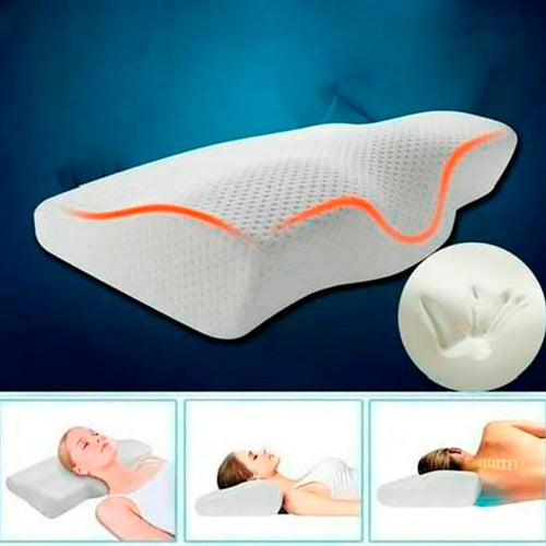 Cervical memory foam pillow