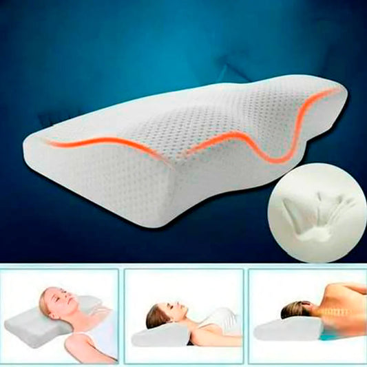 Cervical memory foam pillow