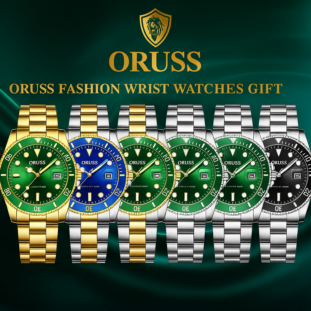 Ceas Submarin Tip Rolex- Verde Auriu