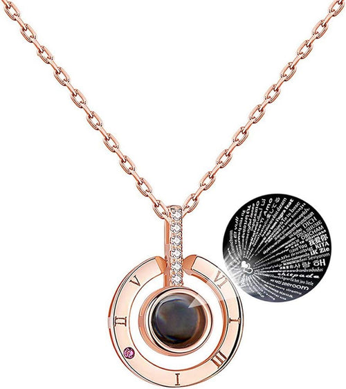 Eternal love necklace 100 languages