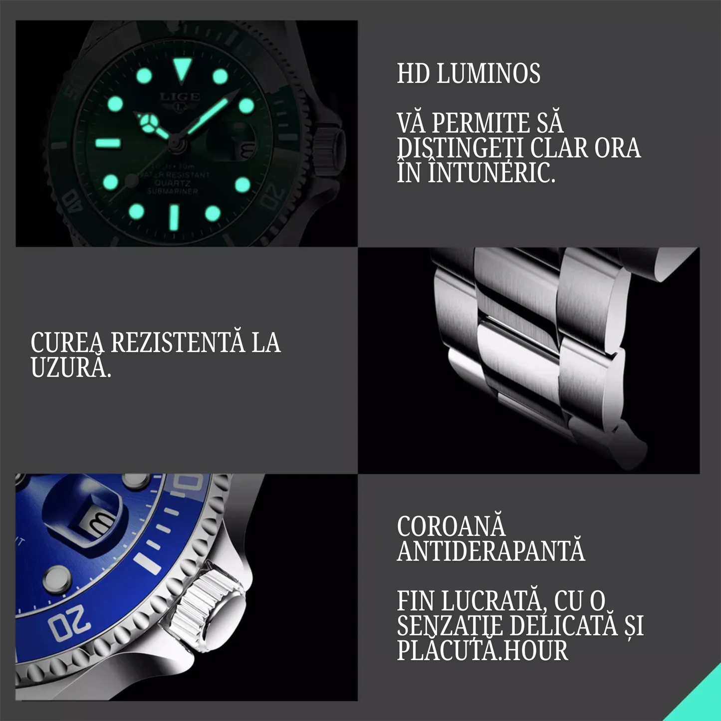 Ceasul Elvețian ORUSS™ – Blue Rolex
