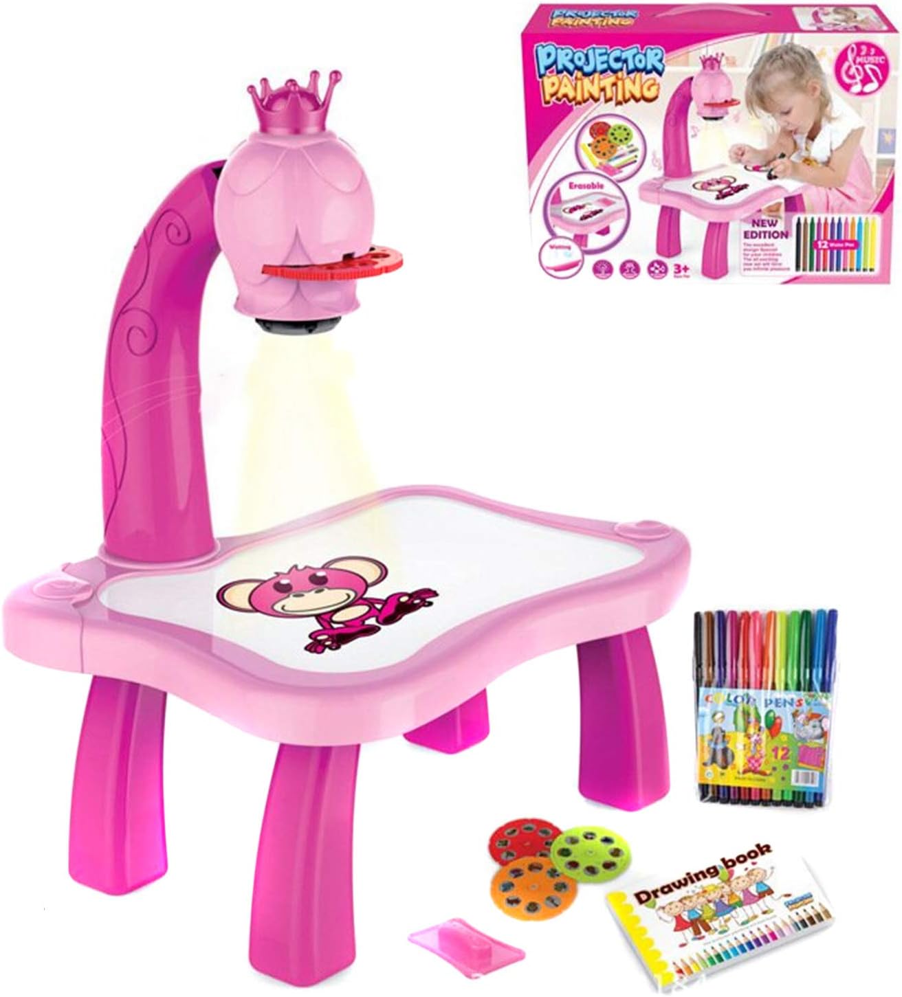 Learning Desk for Children (PINK)