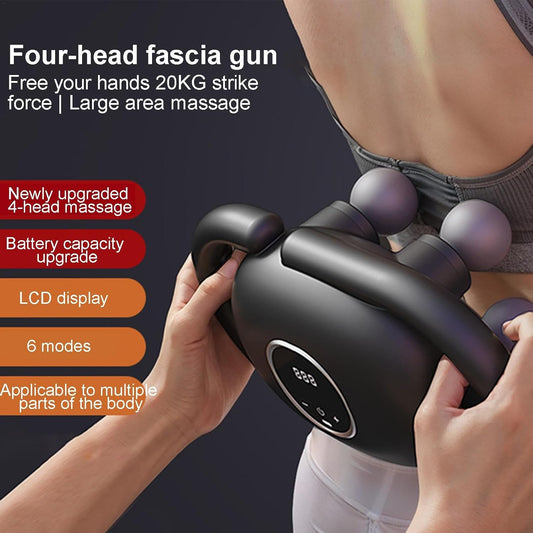 4-Head Muscle Massage Gun