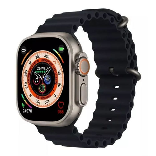 Ultra PRO Smartwatch with 2 straps (black + white)