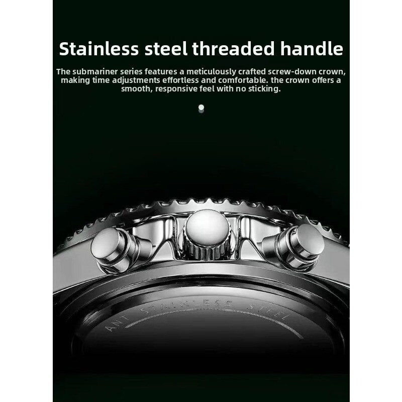 Ceas Submarin Tip Rolex- Verde Auriu